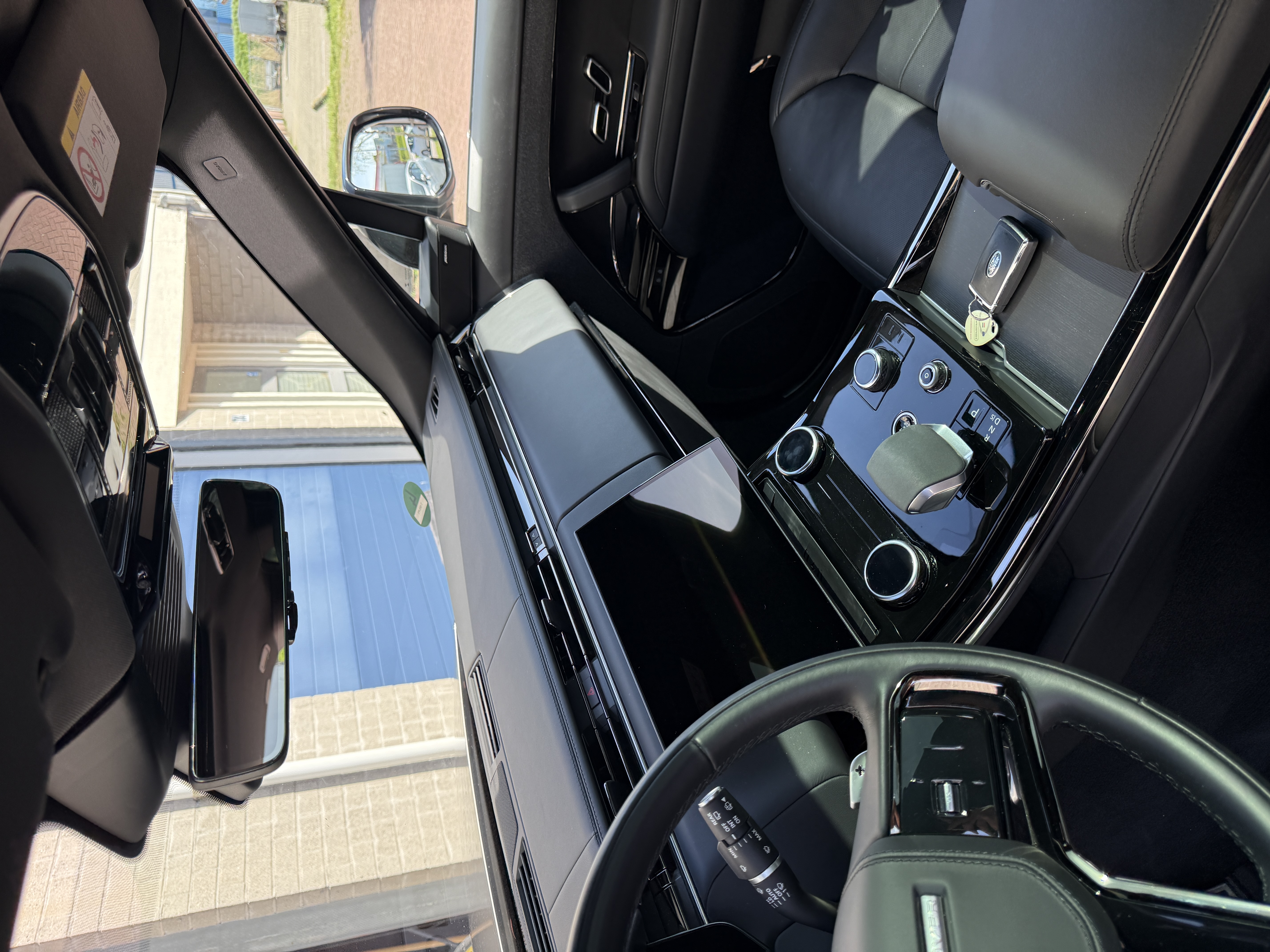 Verzorgd Range Rover interieur